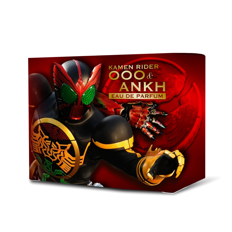 仮面ライダーオーズ アンク オードパルファム/香水 仮面ライダーオーズ／OOO」より仮面ライダーオーズとアンクを